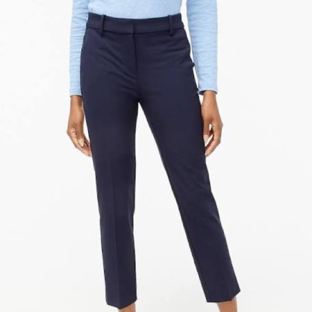 J crew ruby pant in navy with tags on. Never worn and size 8R.